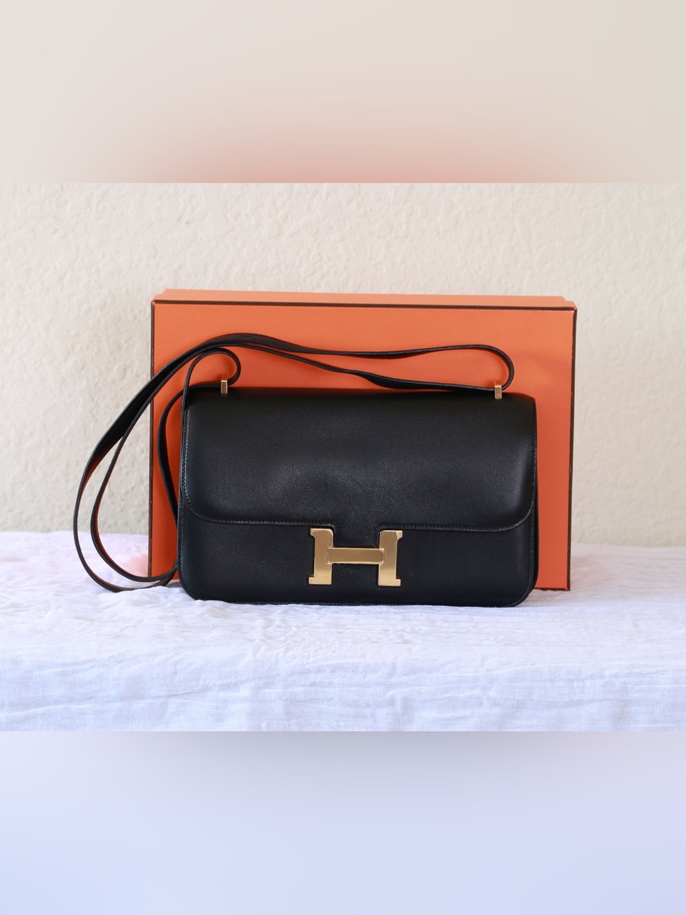 Hermes Constance Elan with Gold Hardware